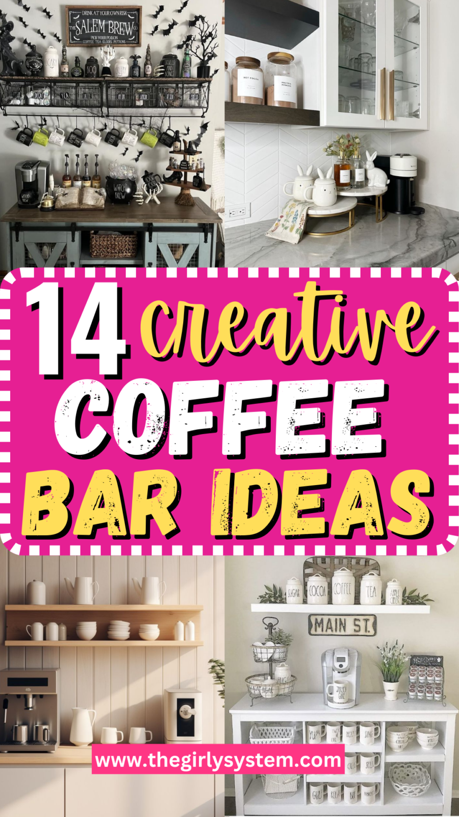 14 Creative Coffee Bar Ideas to Transform Your Home into a Cozy Café