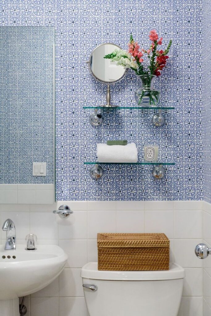 over the toilet storage ideas