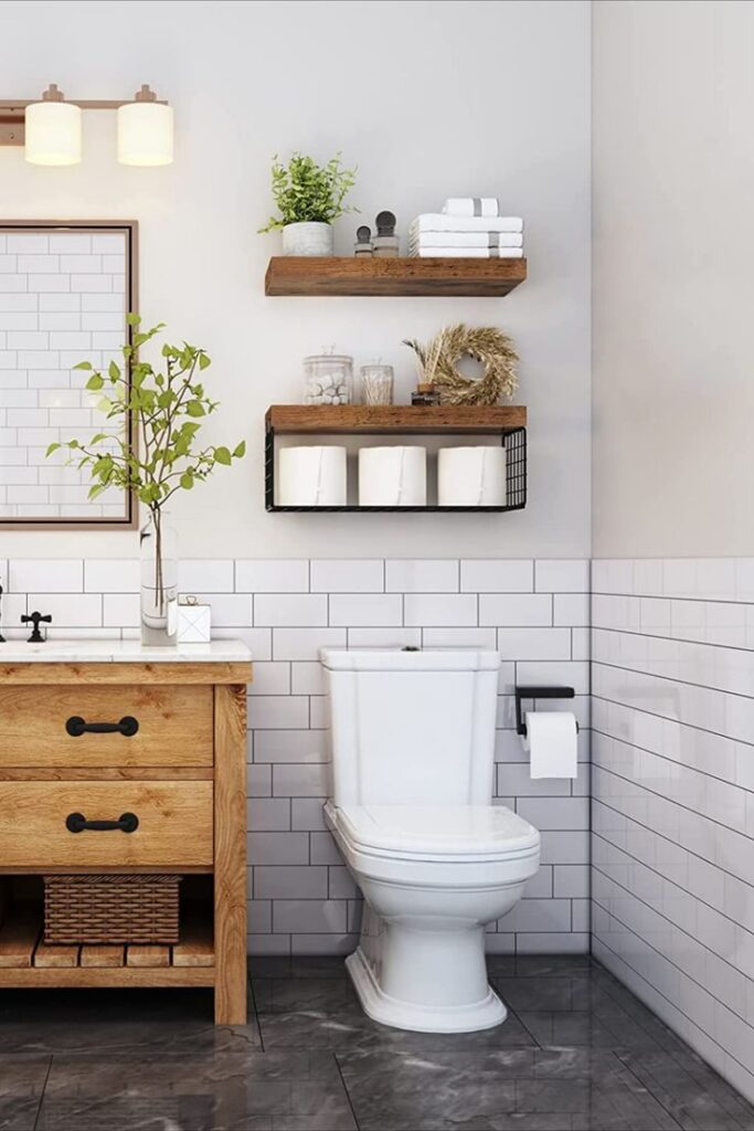 over the toilet storage ideas