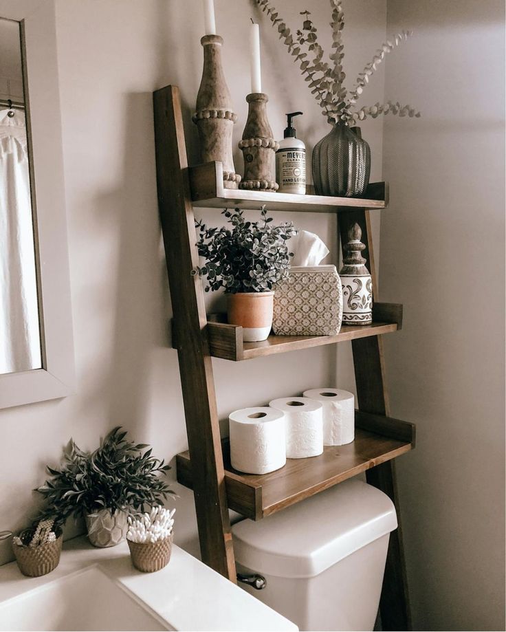 over the toilet storage ideas