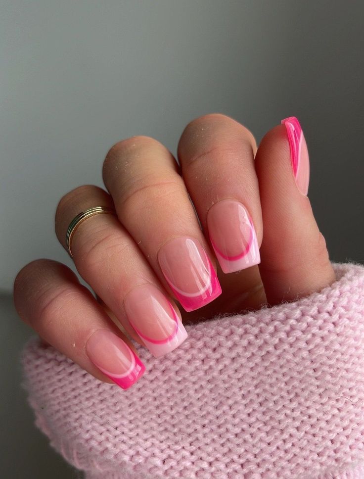french tip nails