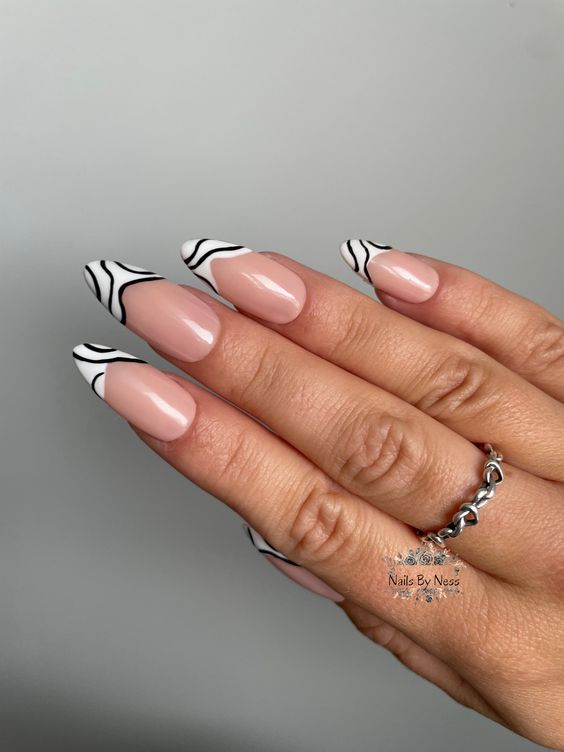 french tip nails