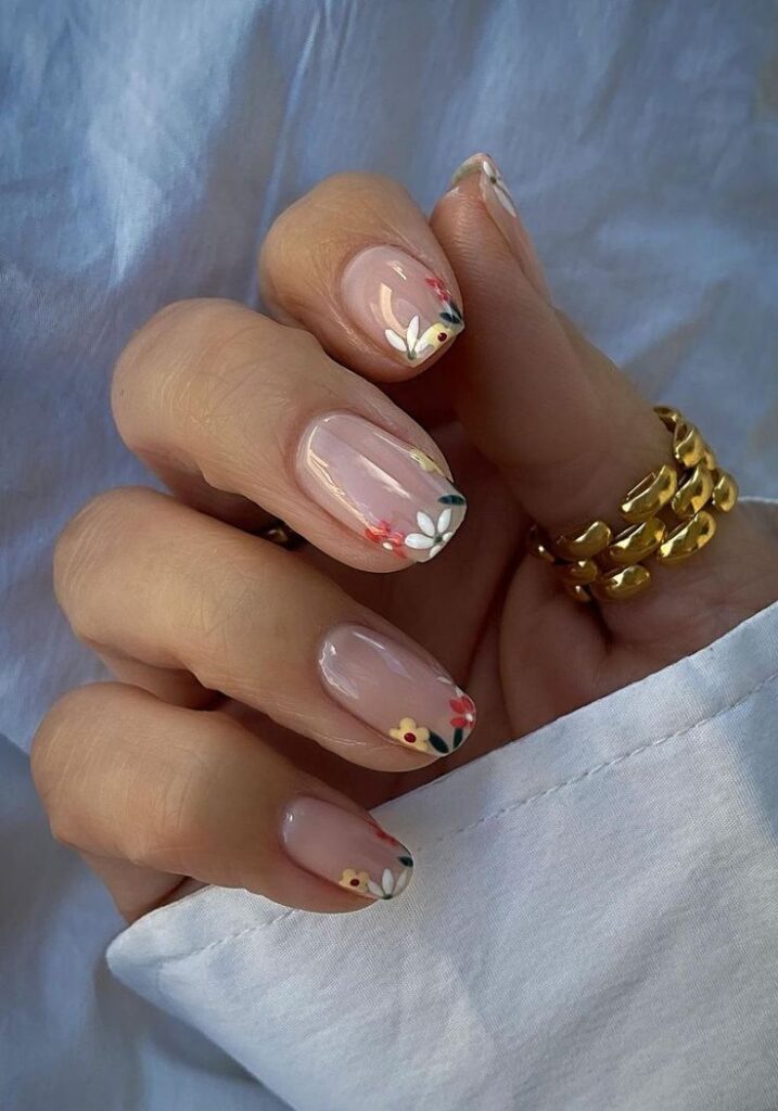 french tip nails