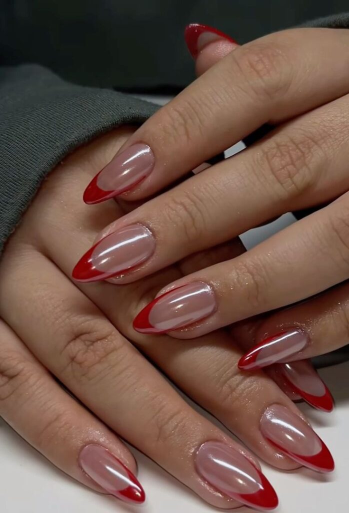 french tip nails