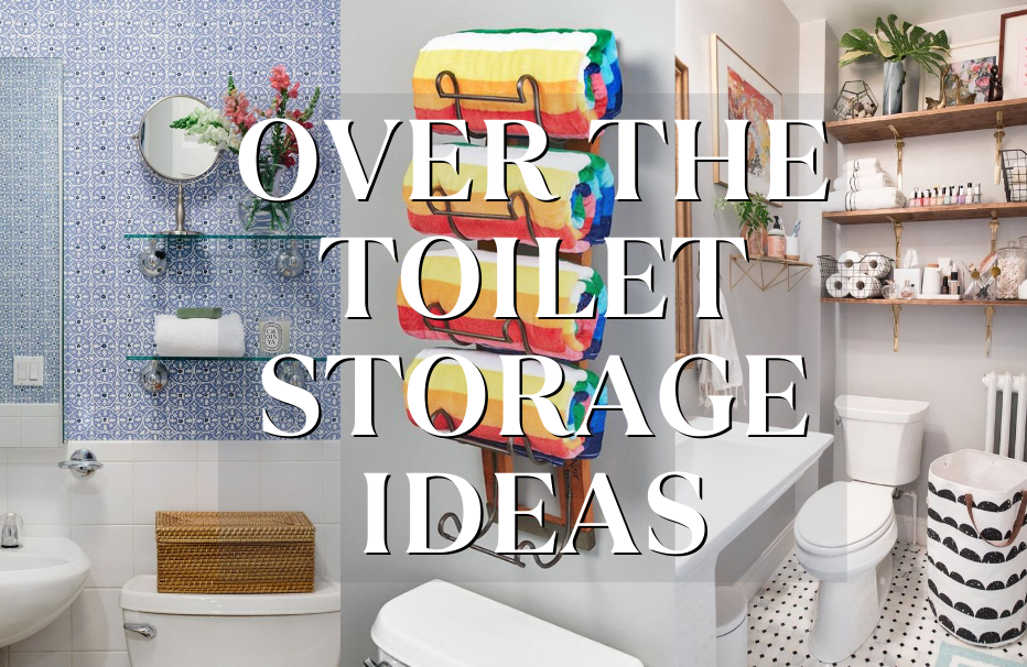 over the toilet storage ideas