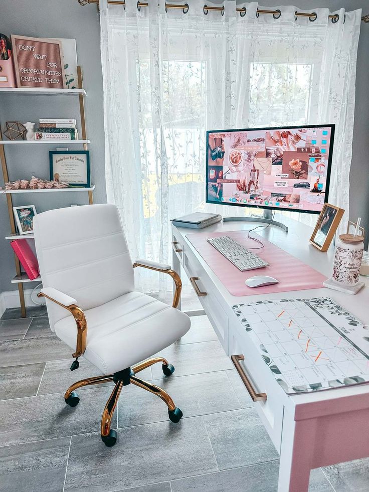 feminine-home-office-ideas