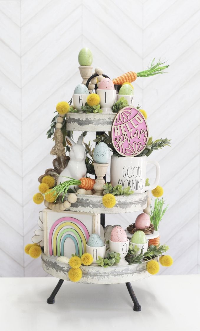 easter-tiered-tray-decor