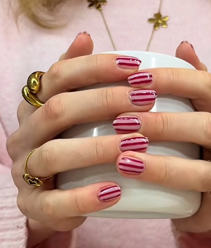 cherry-red-nails